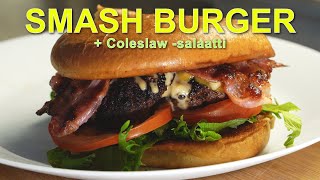Smash Burger + Coleslaw