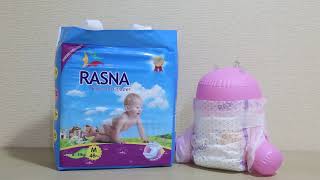 Wholesale Disposable Baby Nappies Soft Breathable RASNA Baby Diapers Model Number VBD001 screenshot 3