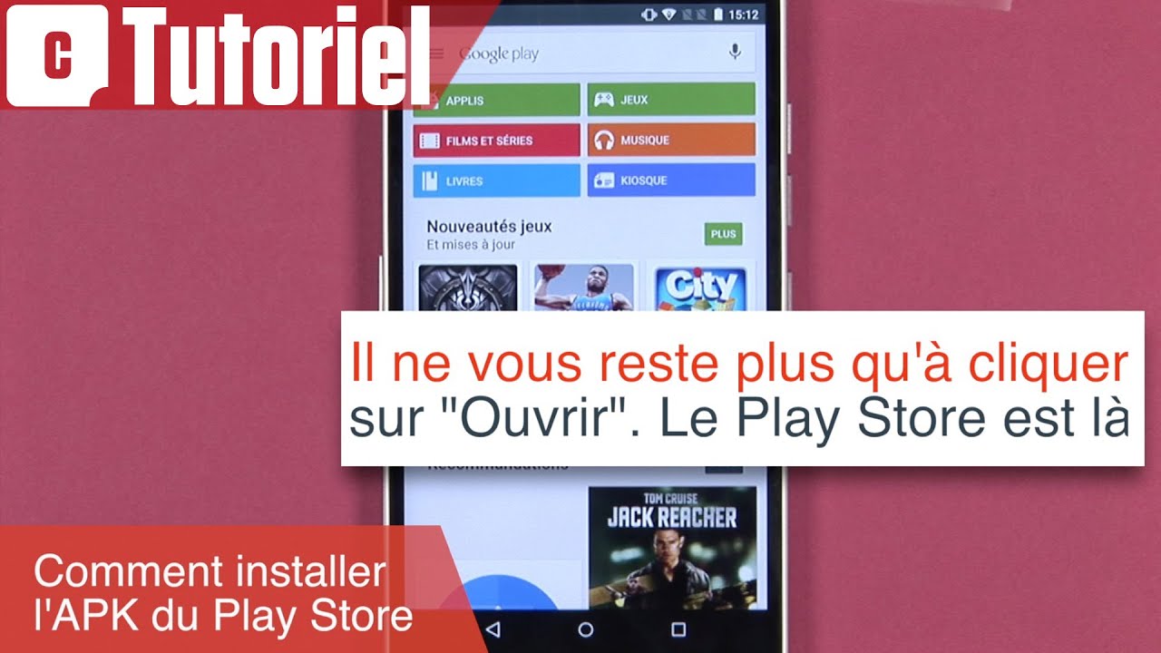 Tuto : comment installer manuellement l'APK du Play Store ? - YouTube