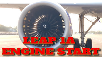 LEAP 1A ENGINE START 4K VIDEO