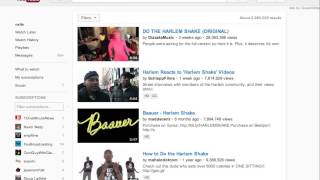 YouTube Easter Egg: Harlem Shake @unclenalts