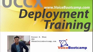 Cisco UCCX Deployment Training Intro Video