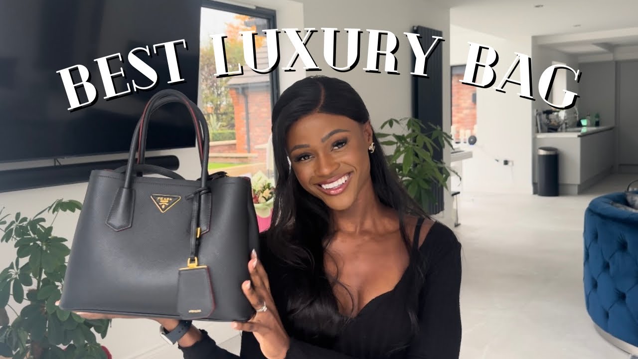 Best first luxury designer handbag to start your collection | PRADA double bag review