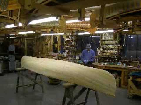 Building a Canoe at Northwoods Canoe Co. - YouTube