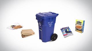 Using your blue cart – calgary.ca/recycleright