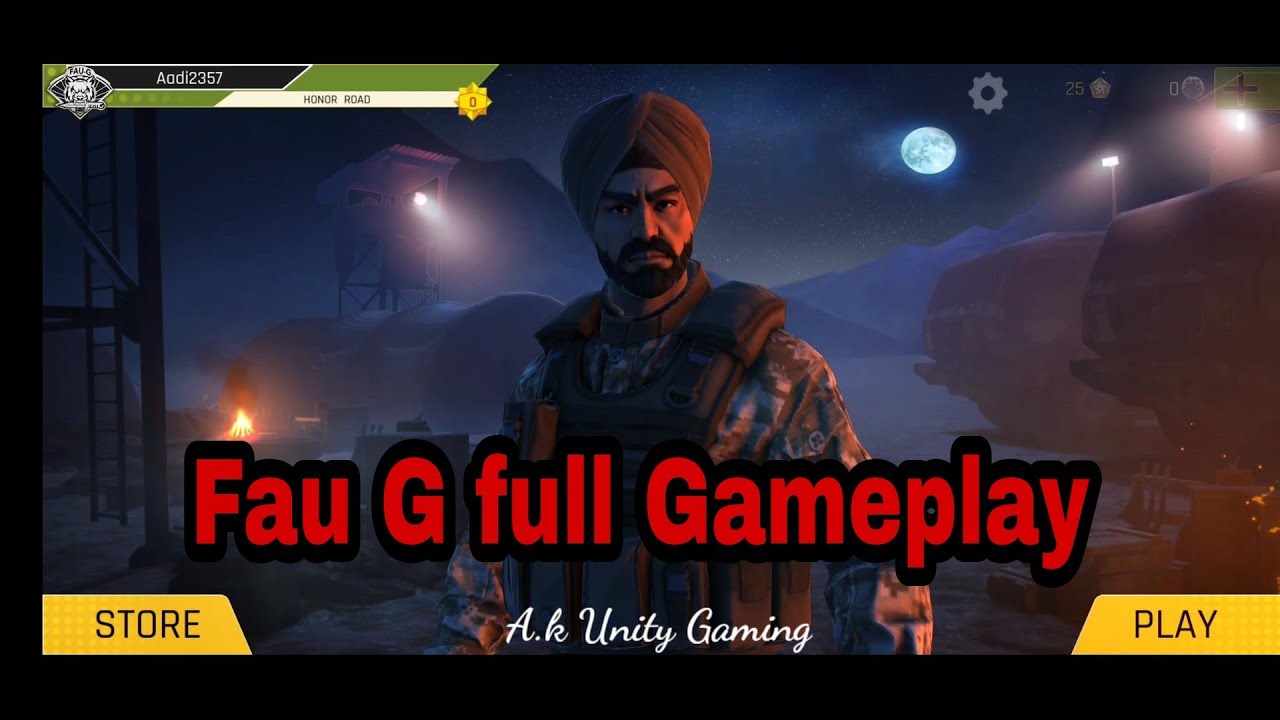 Faug Fau G full gameplay || Faug Gameplay || Faug First Inspression || A.k ...