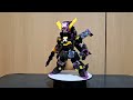 【LaQ】ぺたぞうブロック王国０９８　LaQでガンダムクロスボーンガンダムＸ２をつくりました