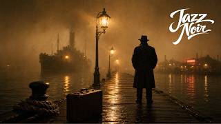 Foggy Pier Noir — 5 Hours of 1940s–1950s Jazz for Focus & Unwind | Waiting for the Ship