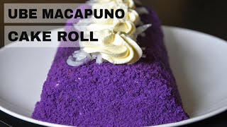 Ube Macapuno Cake Roll Ala Red Ribbon