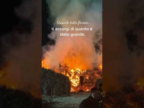 Video Quando tutto finisce… ti accorgi di quanto é stato grande. Foc’ra di San Ciro 2026 #Grottaglie