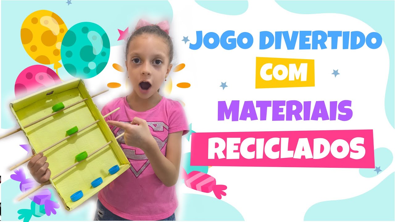 Criando um Jogo Divertido com Materiais Reciclados! - YouTube