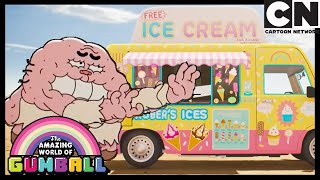 Vindictive delivery man | The Slip | Gumball | Cartoon Network
