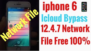 icloud bypass iphone 6 Untethered 12.4.7 icloud Bypass Network File Simcard fix | Cellular Fix