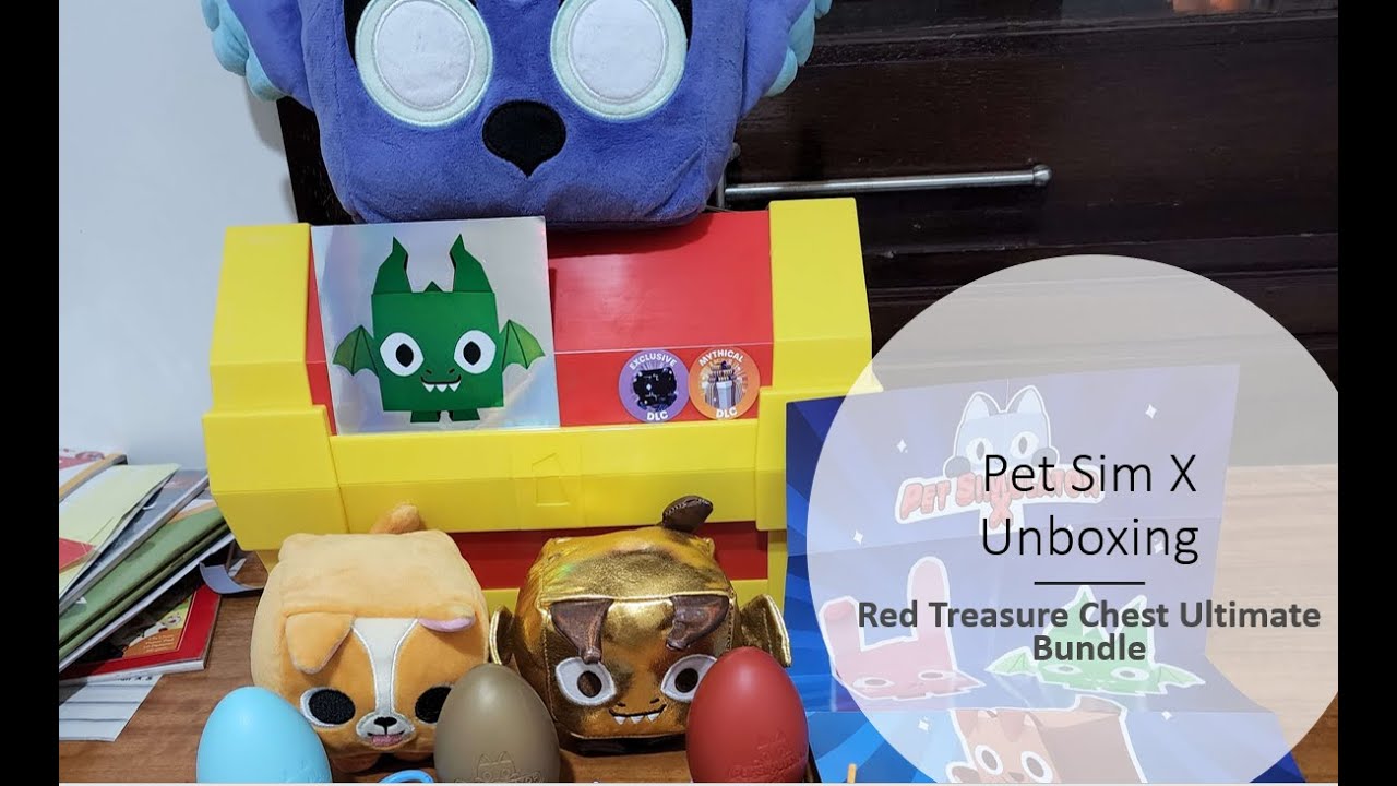 OMG, Golden HUGE SAPPHIRE PHOENIX (Pet Sim X Unboxing Red Treasure