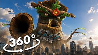 360º VR PvZ Tree Meme in the city!