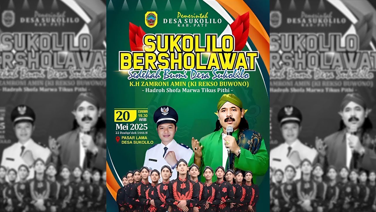 🔴LIVE STREAMING SUKOLILO BERSHOLAWAT - K.H ZAMRORI AMIN (KI REKSO BUWONO) - SHOFA MARWA TIKUS PITHI
