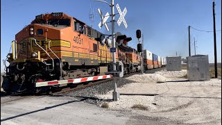 Bnsf 4031 And 4695 H2 C44-9Ws Roll Coal Out Of The Siding
