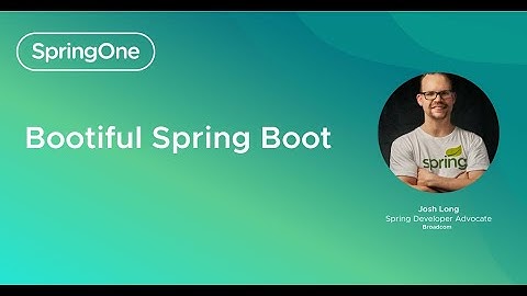 Bootiful Spring Boot (SpringOne 2024)