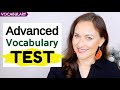 Advanced English Vocabulary Test | 20 Advanced Words