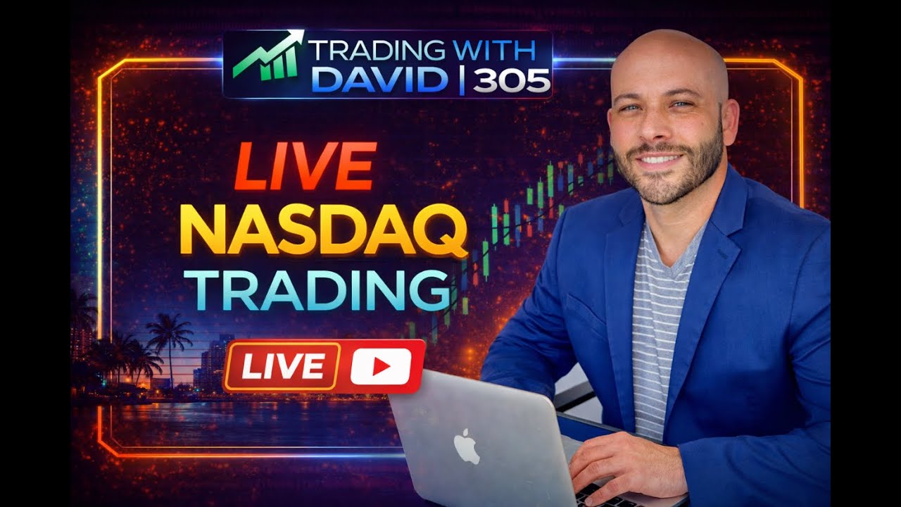 LIVE NASDAQ Futures Trading | New York Open | Trading With David | 305
