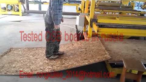OSB boards after OSB line-testing video in Russia