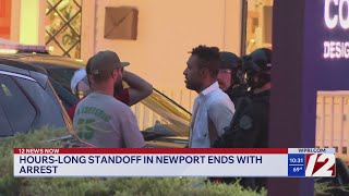 Man arrested after hours-long standoff in Newport