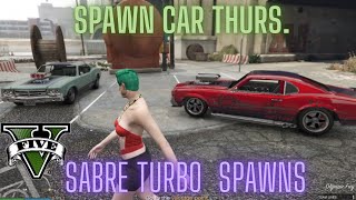 GTA V Spawn Car Thursday : Sabre Turbo spawns
