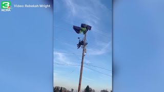 Paraglider crashes into power lines near Yuba County Airport