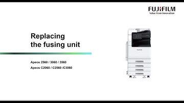 Replacing the Fusing Unit
