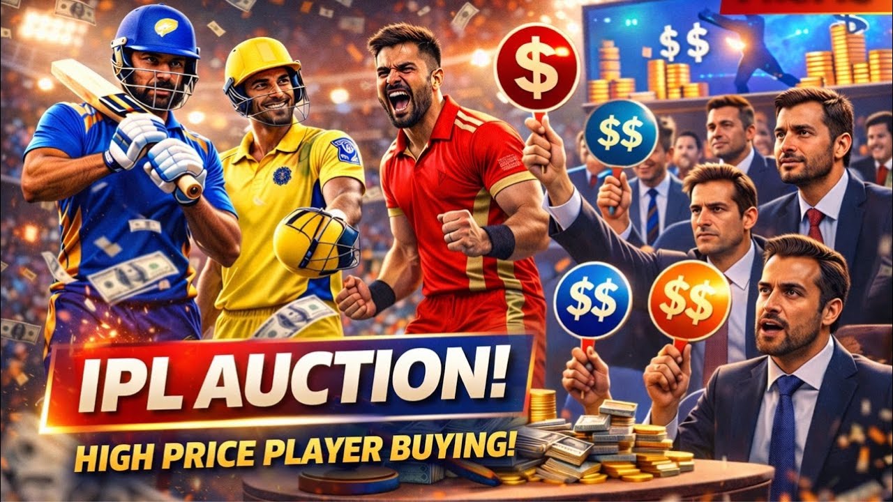IPL Auction 2026 FULL ACTION 🔥 Record-Breaking Player Buys!