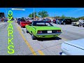 Classic Car show festival {Ozarks Magic Dragon} Packed streets muscle cars hot rods classic cars 4K