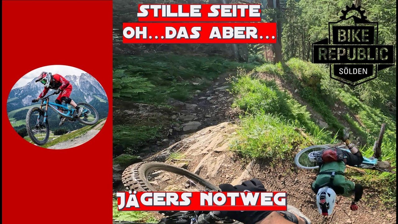 Bike Republik Sölden - Die Stille Seite - Jägers Notweg 673 E-Bike Tour | Der Trail war der Hammer
