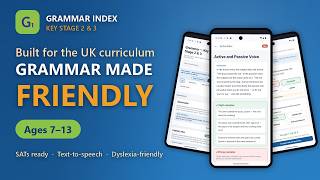 KS2 & KS3 Grammar Made Friendly — Grammar Index for the UK Curriculum (Ages 7–13)