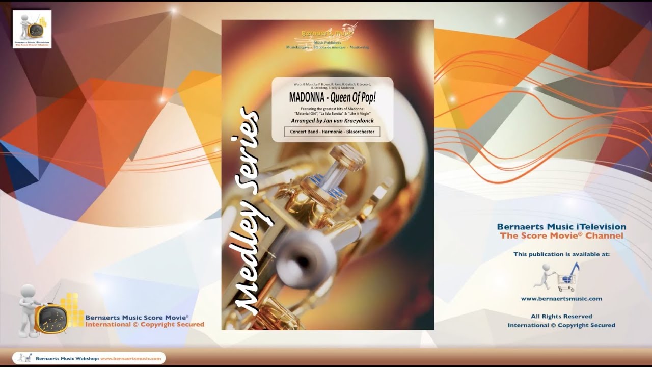 MADONNA - QUEEN OF POP! - Madonna, arr. Jan van Kraeydonck - Concert Band Version