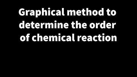 Graphical method to determine the Order of Chemical Reaction