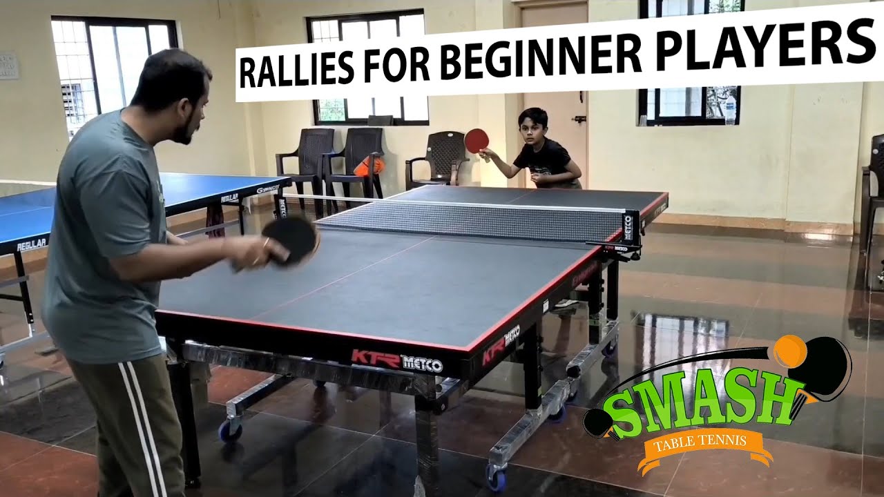 Table Tennis Rallies for Beginner Players YouTube