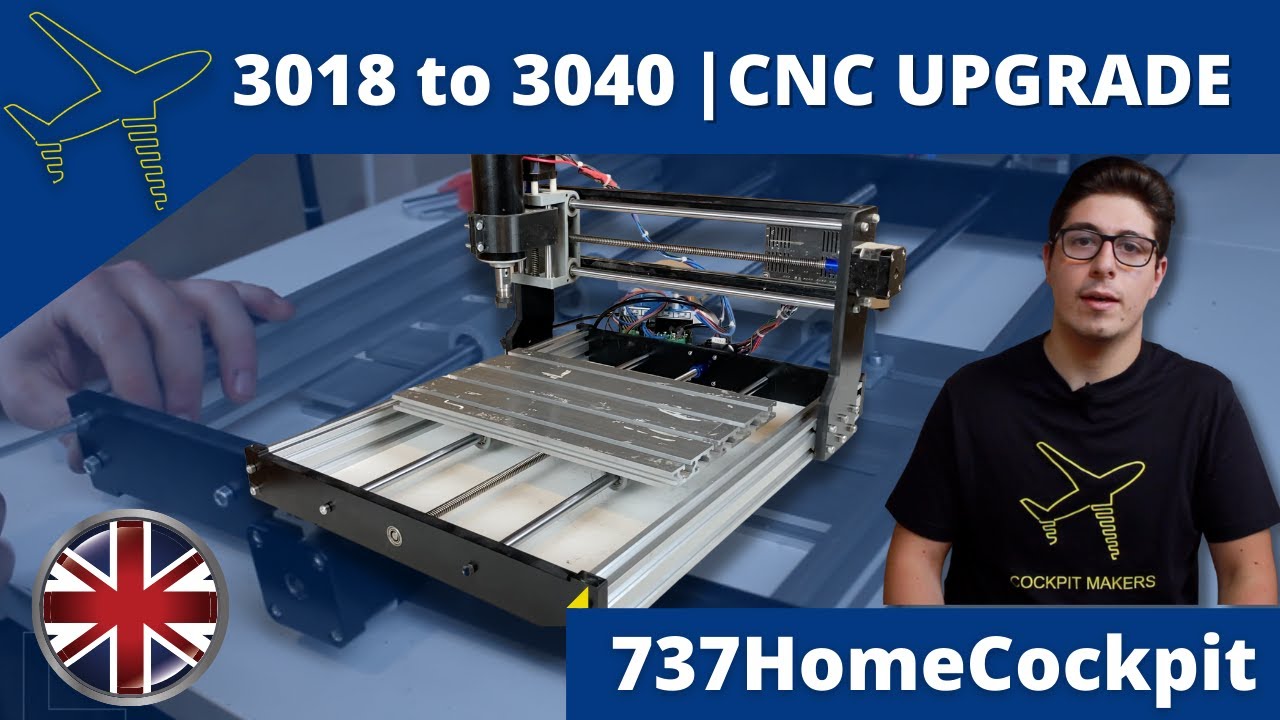 Upgraded Desktop CNC 3018 cuts Aluminum FAST! 