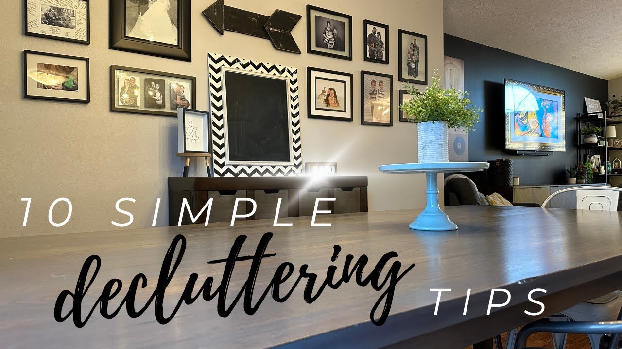 10 simple tips to DECLUTTER your entire home NOW! - YouTube