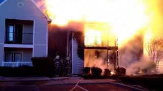 reserve apartments burning down in bossier city, La