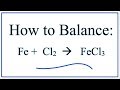 Balancing Chemical Equations
