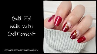 Gold Foil Nails with GelMoment