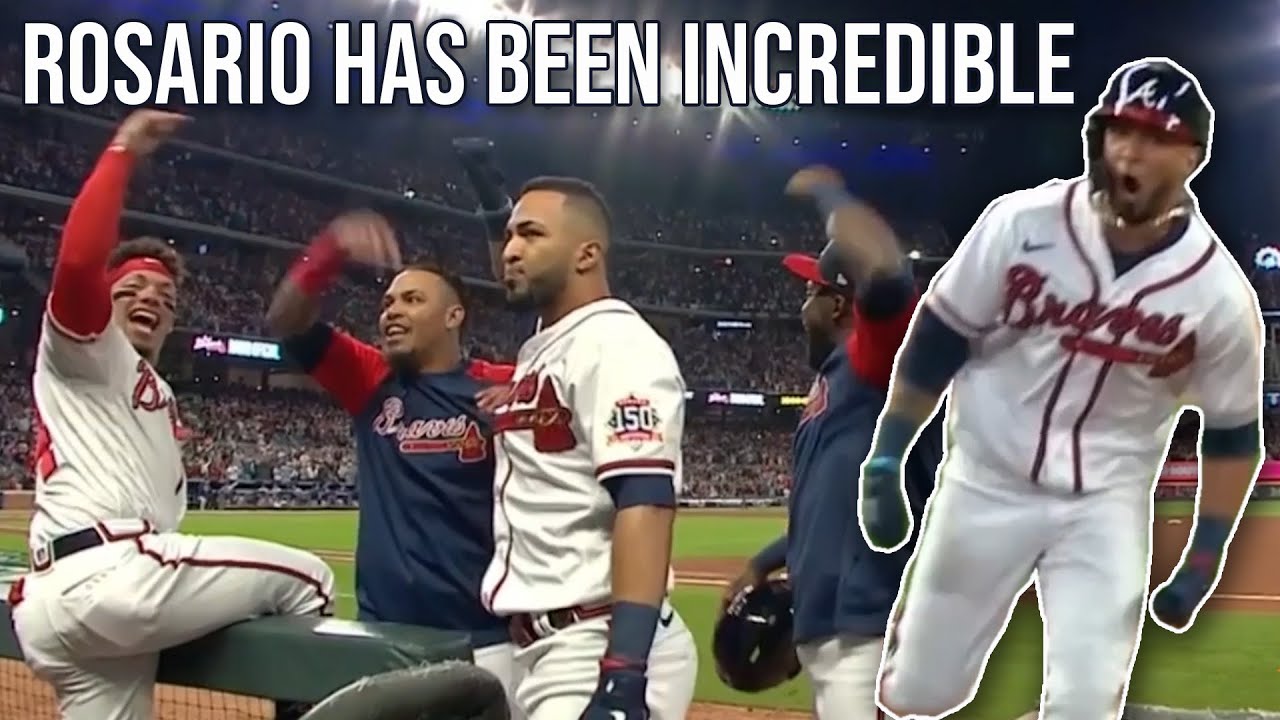 Great at bat sends Braves to the World Series, a breakdown - YouTube