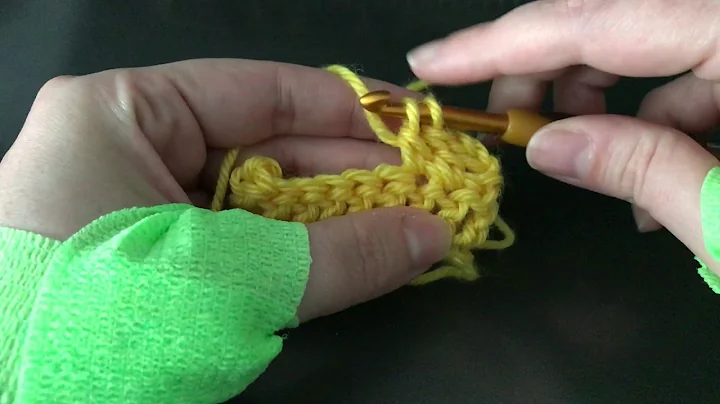 2 Double crochet cluster