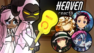 Hazbin Hotel Heaven reacts to MOST POWERFUL DEMONS❤️🙏Gacha HH reacts Demon Slayer