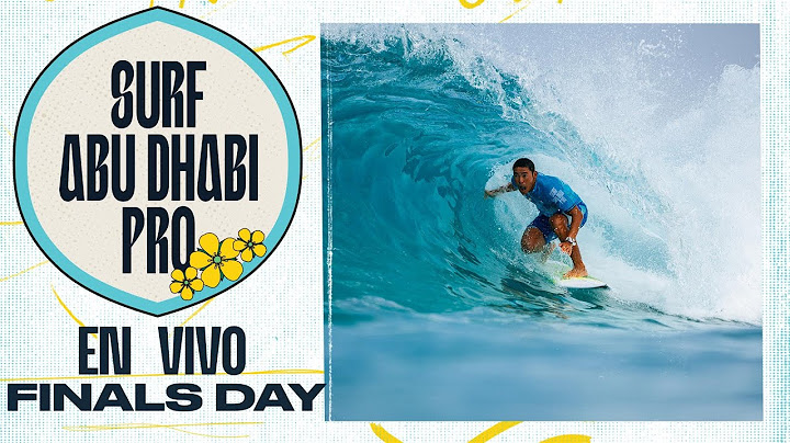 🔴 EN VIVO - Surf Abu Dhabi Pro 2025 - Finals Day