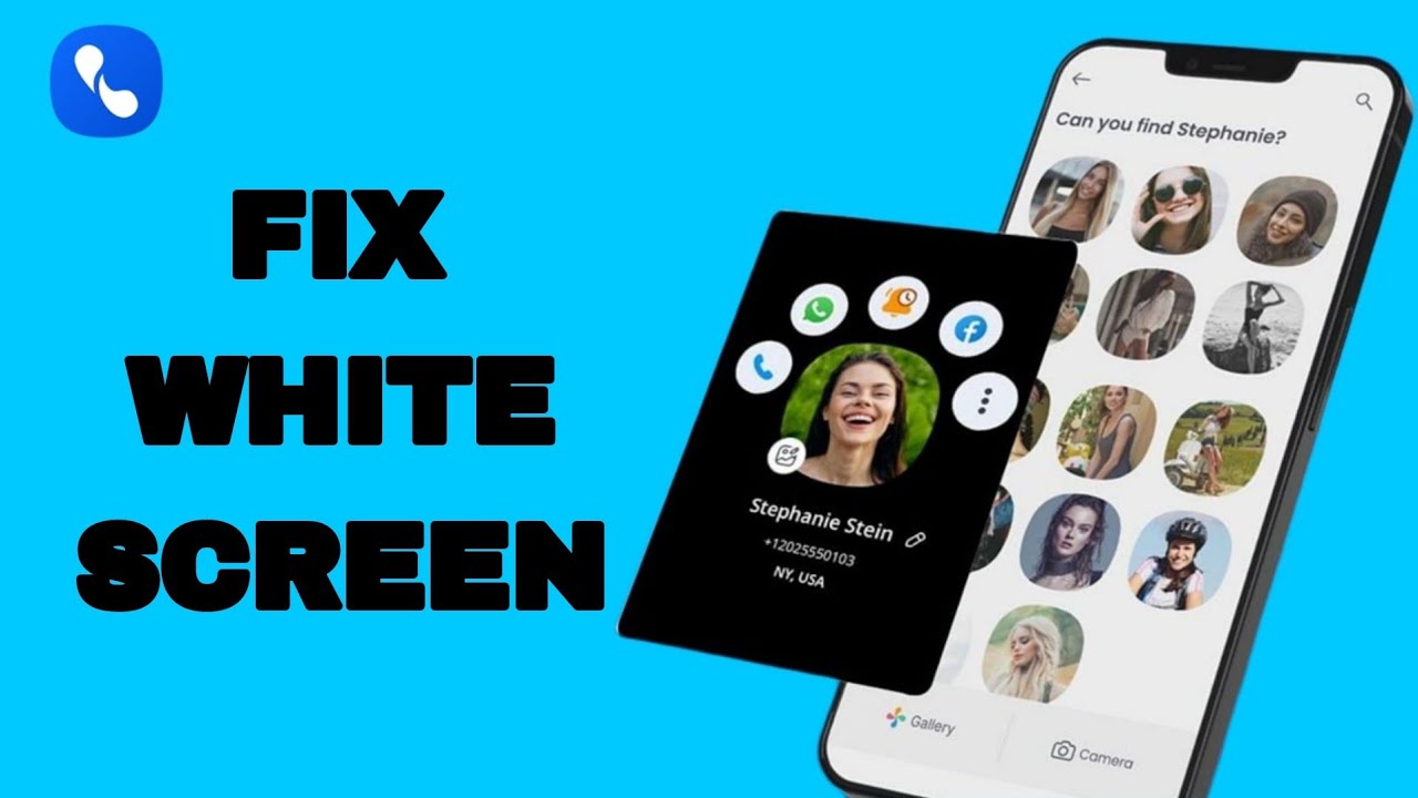 How To Fix And Solve White Screen On Eyecon App | Final Solution - YouTube