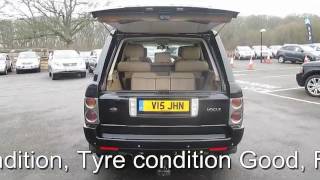 FOR SALE 2002 52 LAND ROVER RANGE ROVER TD6 VOGUE 3 0 DIESEL AUTO 5 DOOR 7 SEATS 4X4