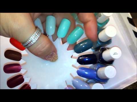 NAILS essie cool tone collection with nail wheels