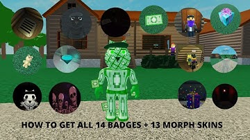 HOW TO GET ALL 14 BADGES + 13 MORPH SKIN IN TIGRY RAID - ROBLOX