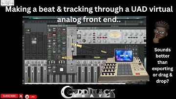 AKAI MPC X SE STANDALONE BEAT MAKING & UAD VIRTUAL ANALOG TRACKING!!